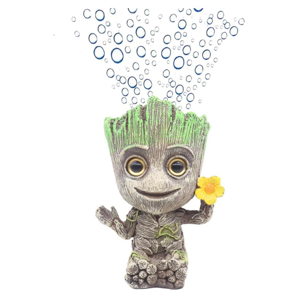 Decoración para Acuario Baby Groot con Burbujeador - Ulifery