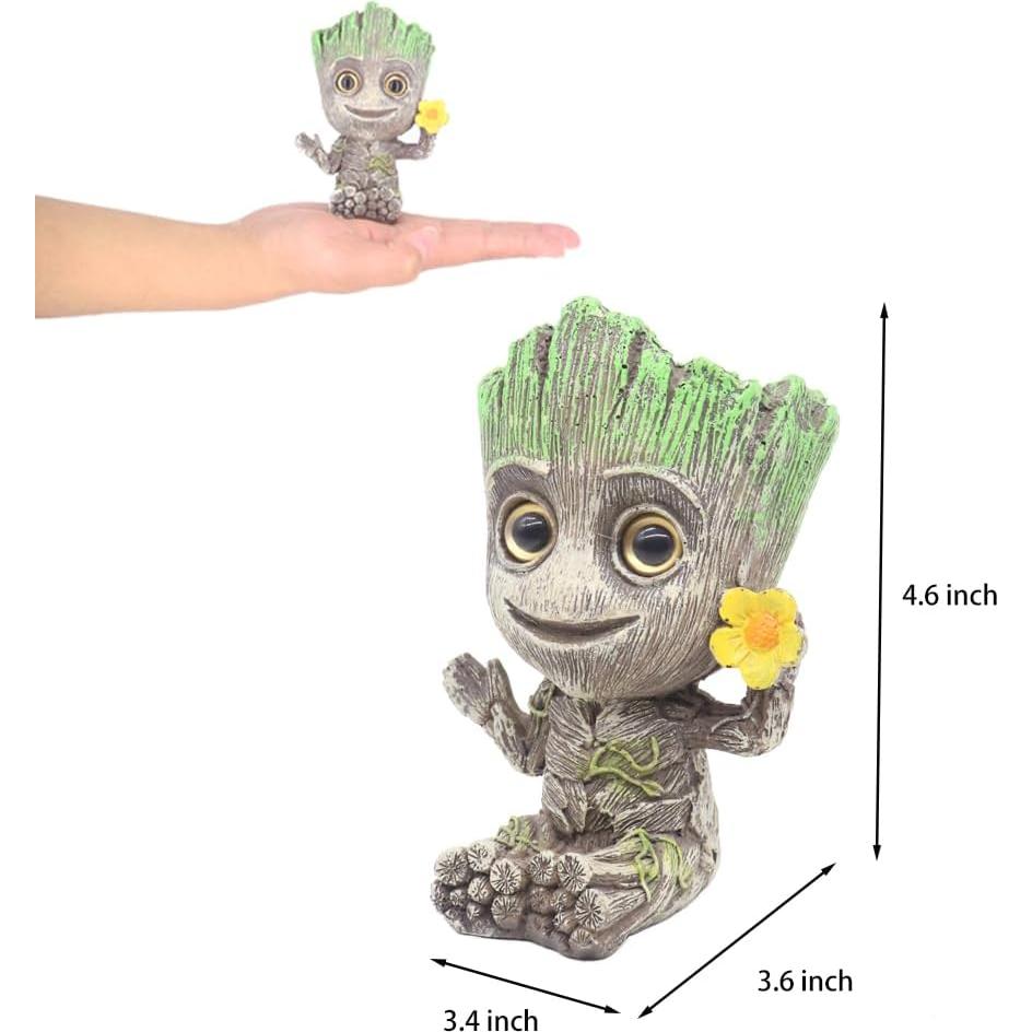 Decoración para Acuario Baby Groot con Burbujeador - Ulifery