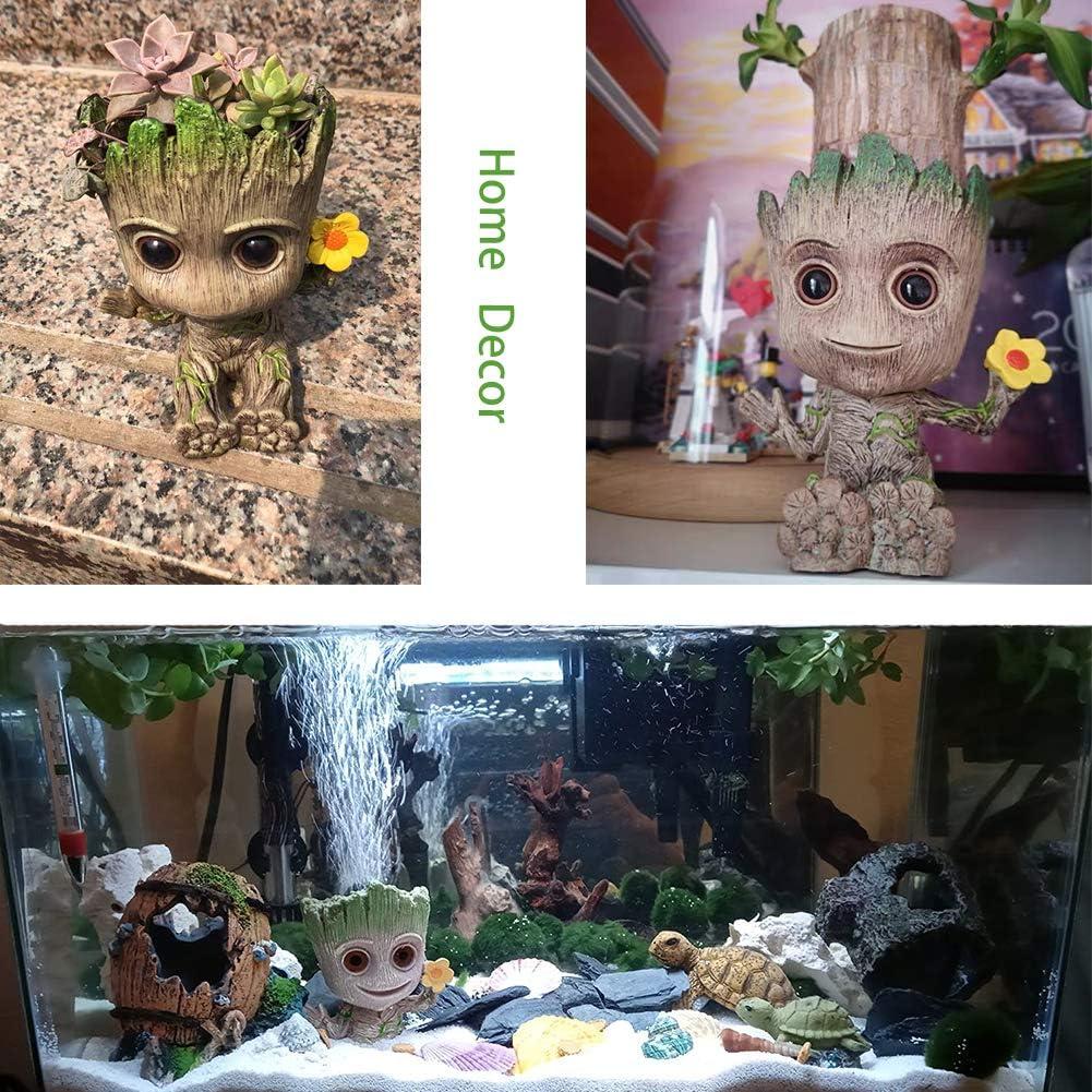 Decoración para Acuario Baby Groot con Burbujeador - Ulifery