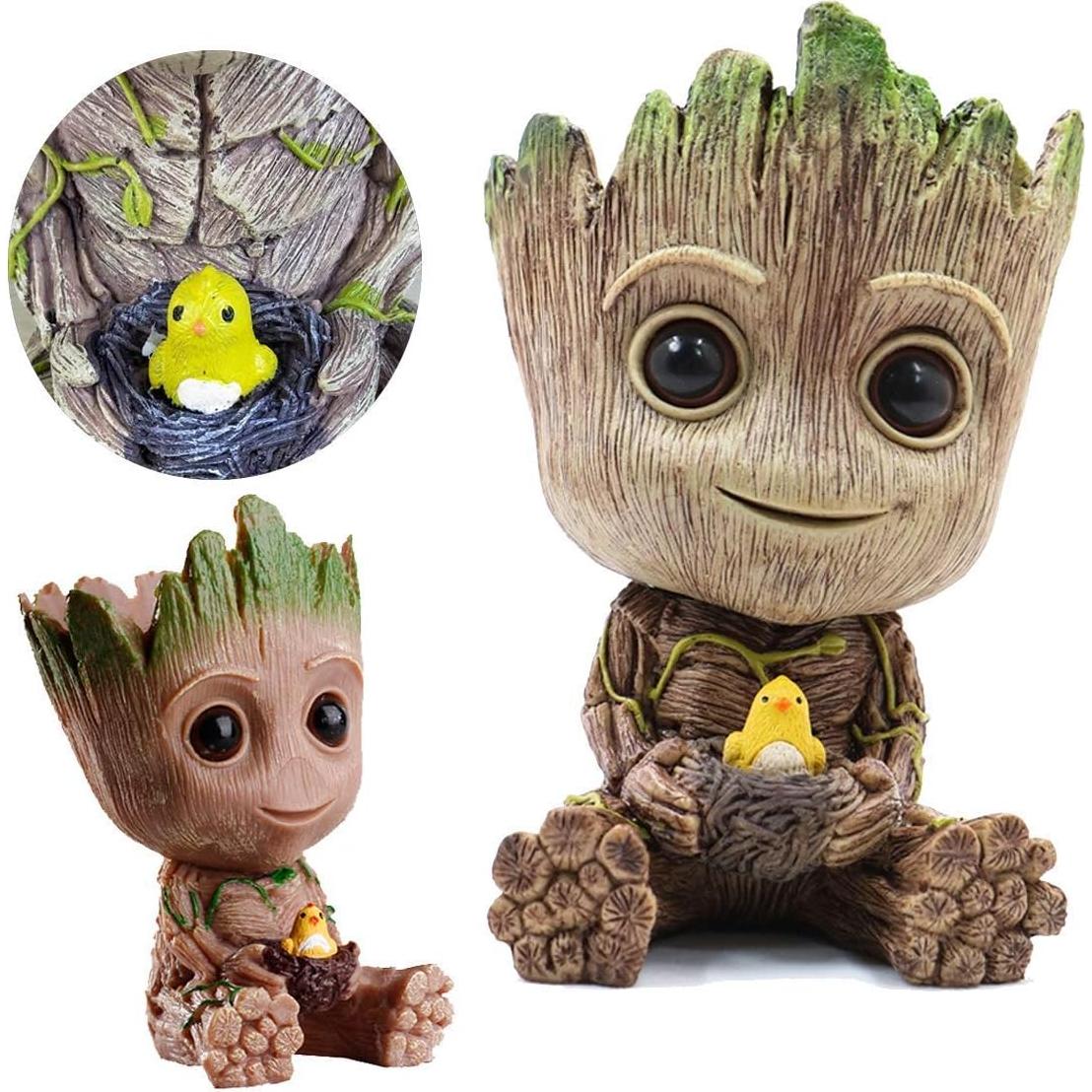 Burbujeador de Acuario TEEMO Groot con Accesorios 10 cm