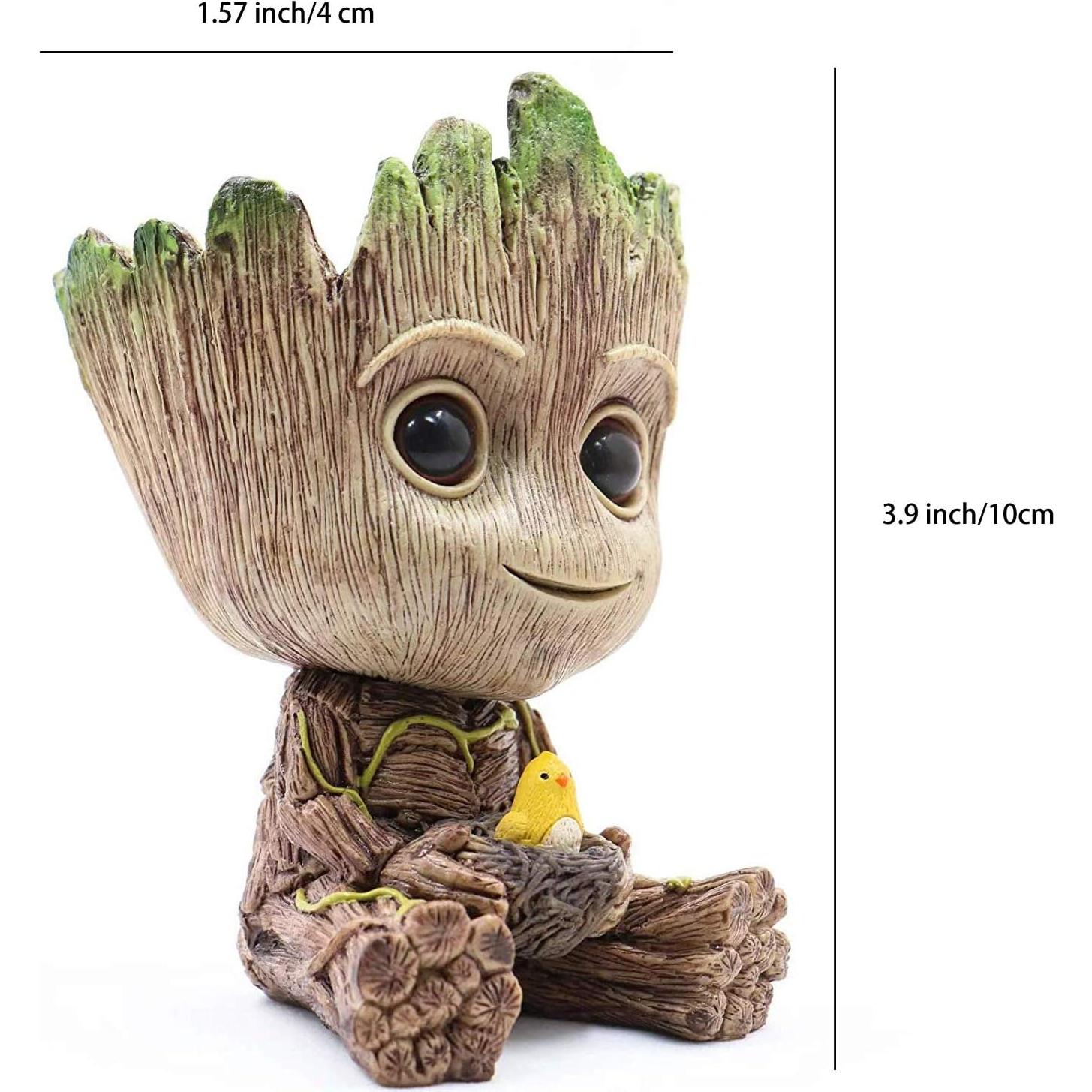 Burbujeador de Acuario TEEMO Groot con Accesorios 10 cm