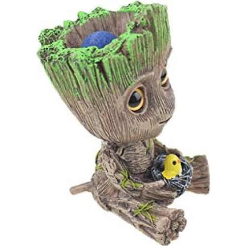 Burbujeador de Acuario TEEMO Groot con Accesorios 10 cm
