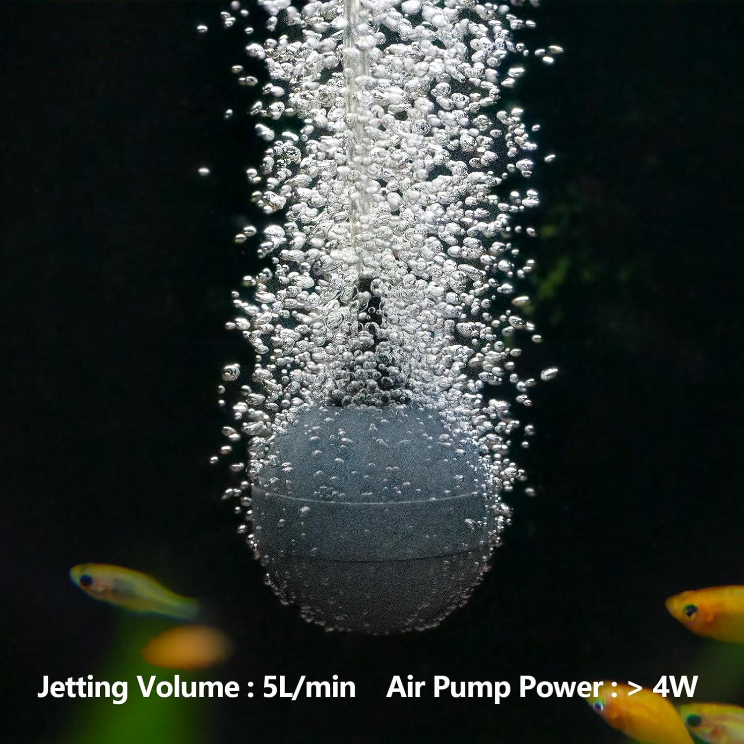 Piedra de Aire WTMCC para Acuario - Difusor de Burbujas 5.08 cm