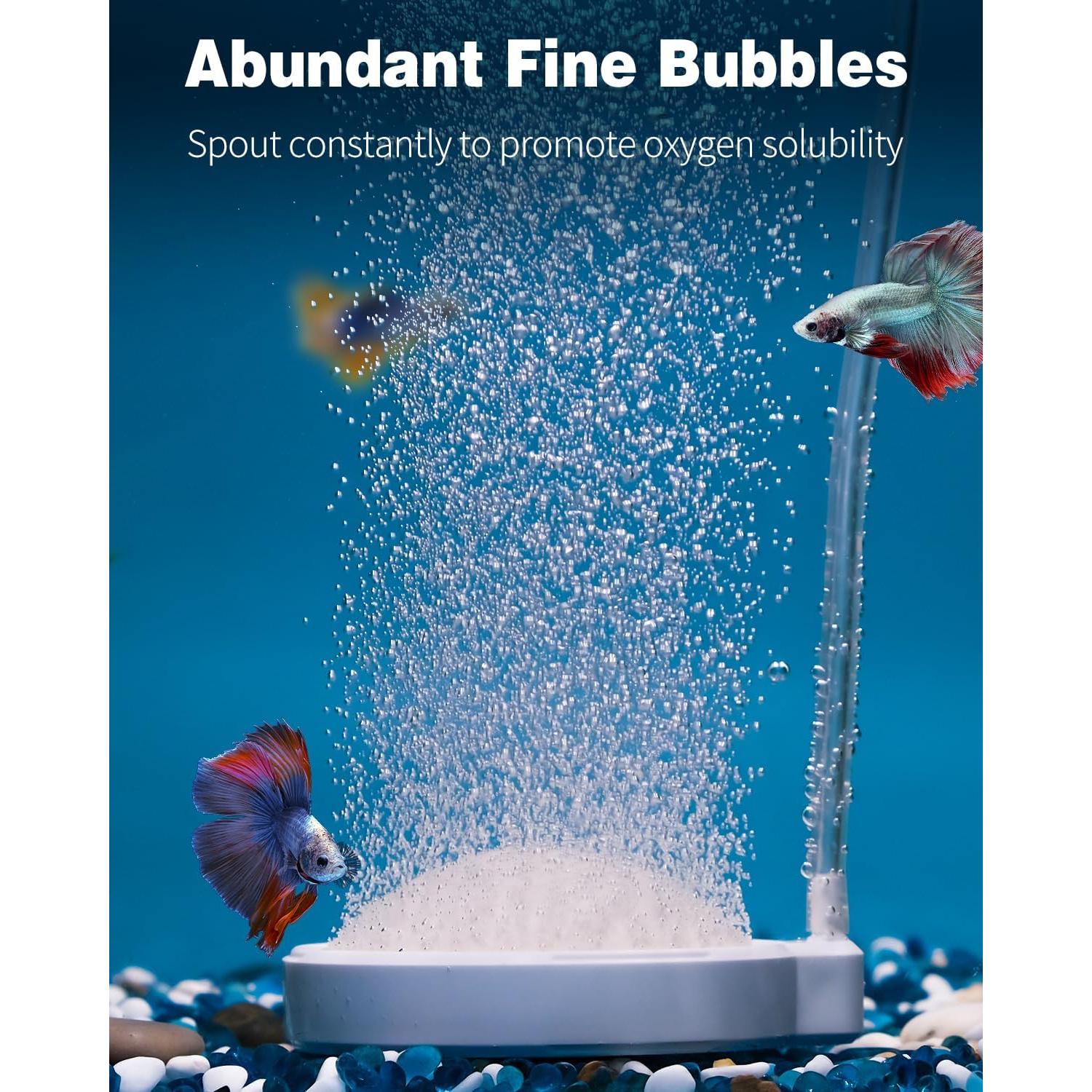 Pawfly Piedra de Aire Hemisférica Difusor de Oxígeno 8.56 cm