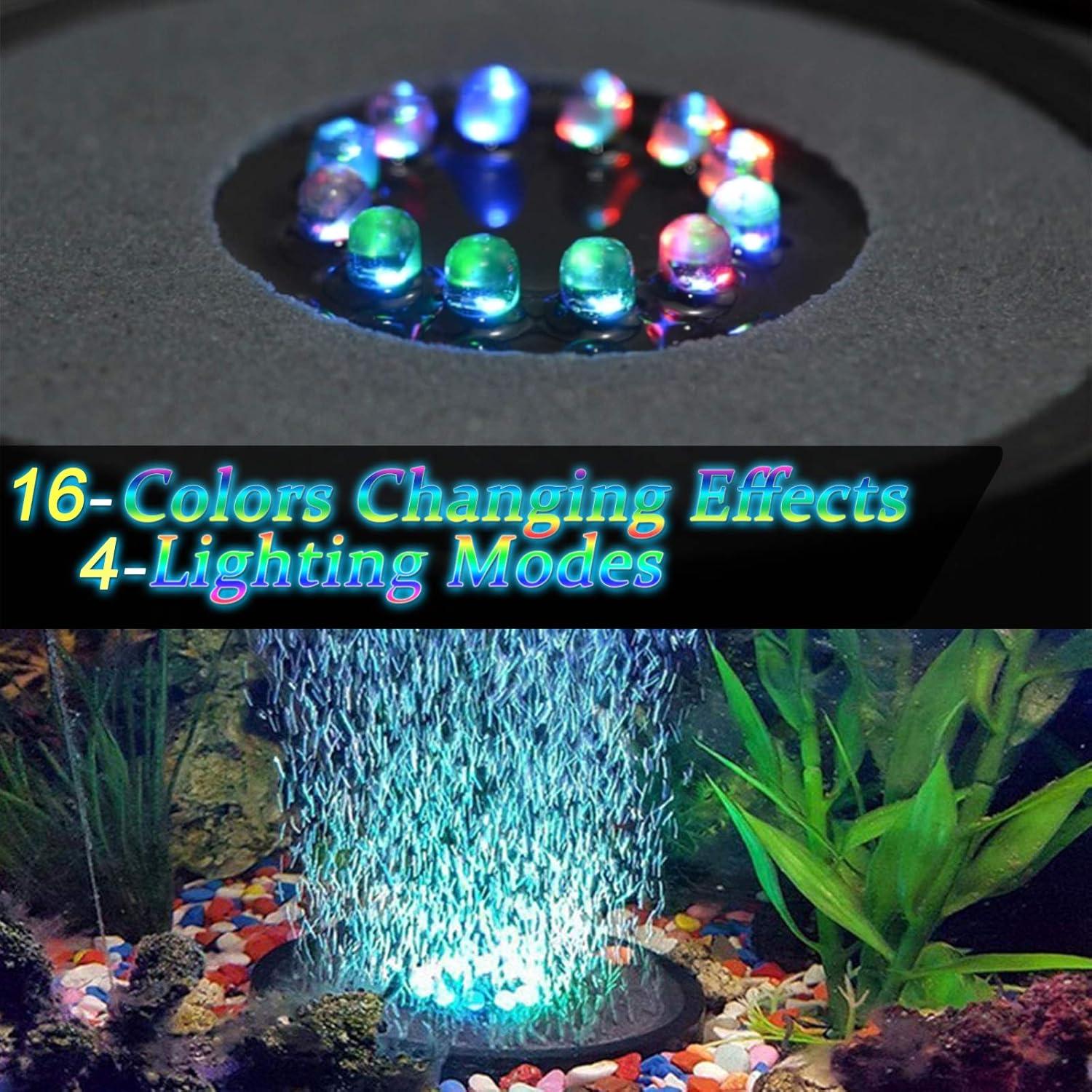 Luces LED RGBW para Acuario TOPBRY, 11 Colores, Control Remoto