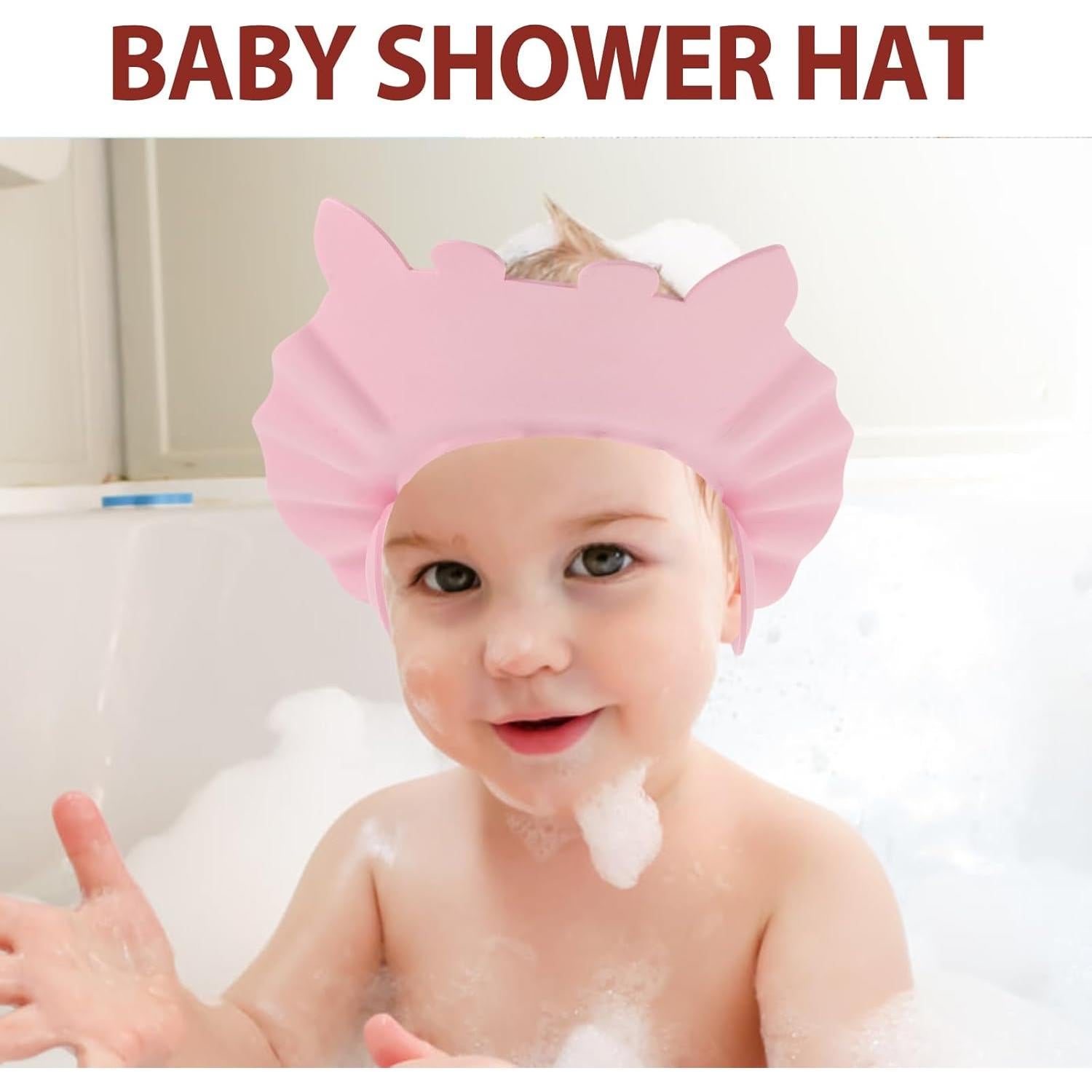 Gorro de Ducha Ajustable Healifty para Shampoo Bebé