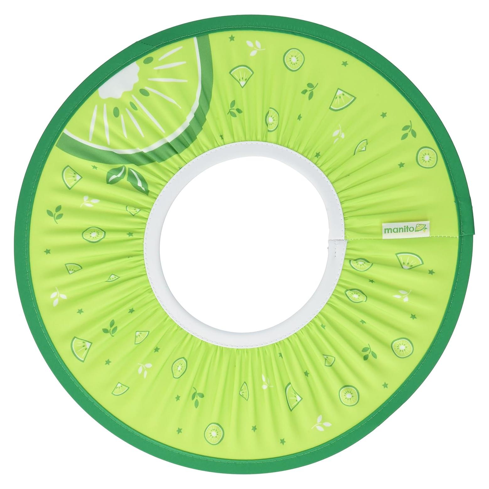 Gorro de Baño para Bebé Manito Kiwi Verde - Impermeable y Ecológico