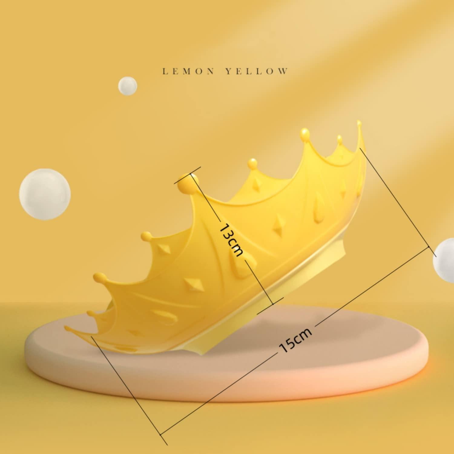 Gorro de Baño Crown para Bebés y Niños - Silicona Ajustable