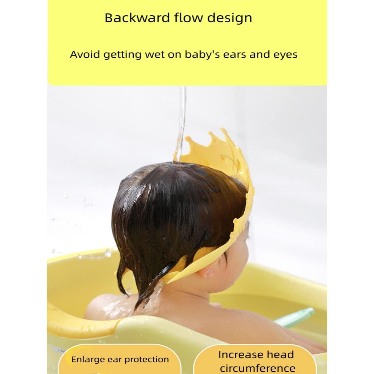 Gorro de Baño Crown para Bebés y Niños - Silicona Ajustable