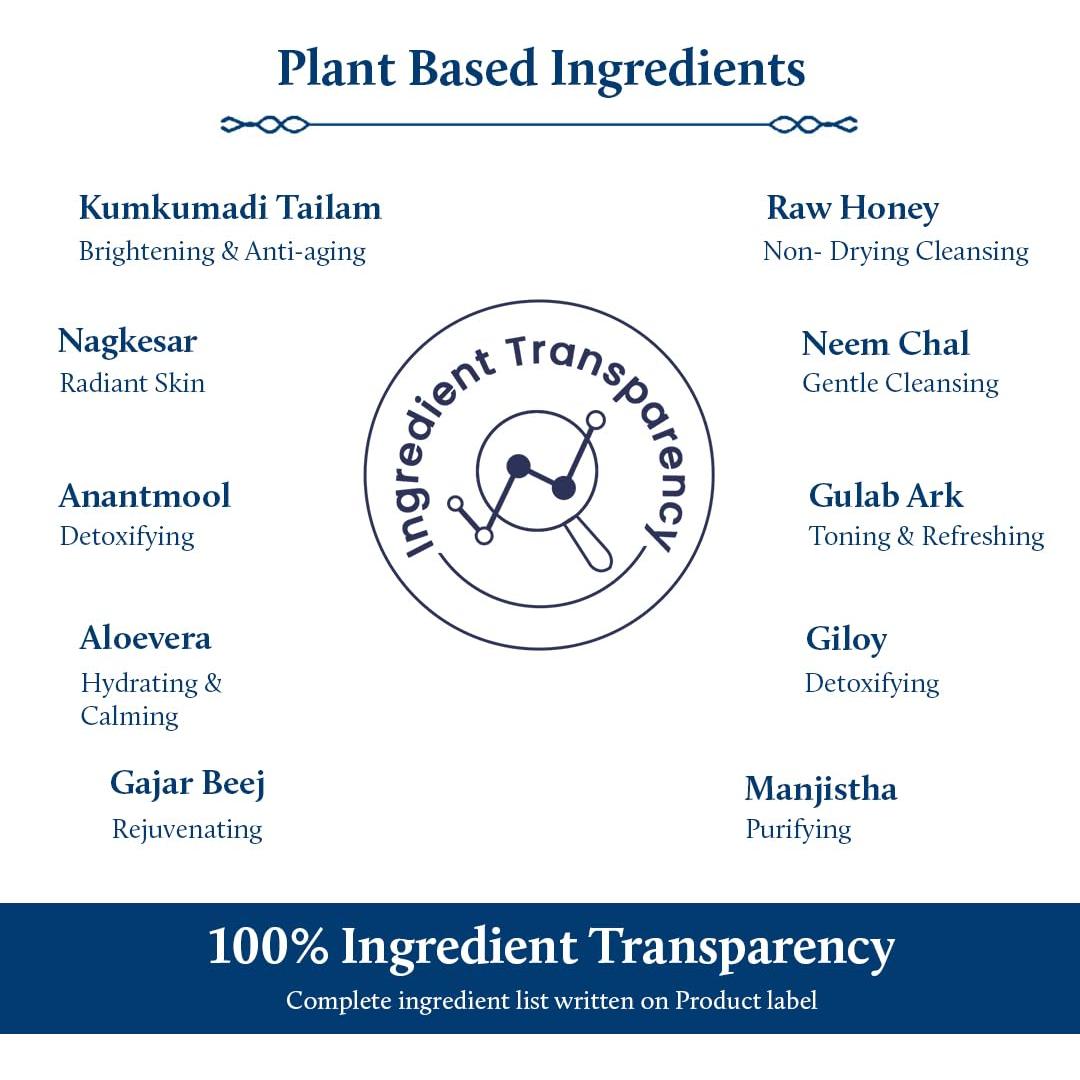 Limpiador Facial Blue Nectar Kumkumadi 100 ml - Antipimienta