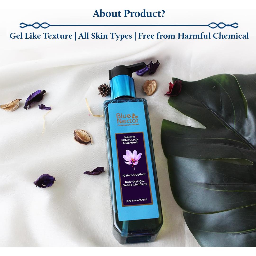 Limpiador Facial Blue Nectar Kumkumadi 100 ml - Antipimienta