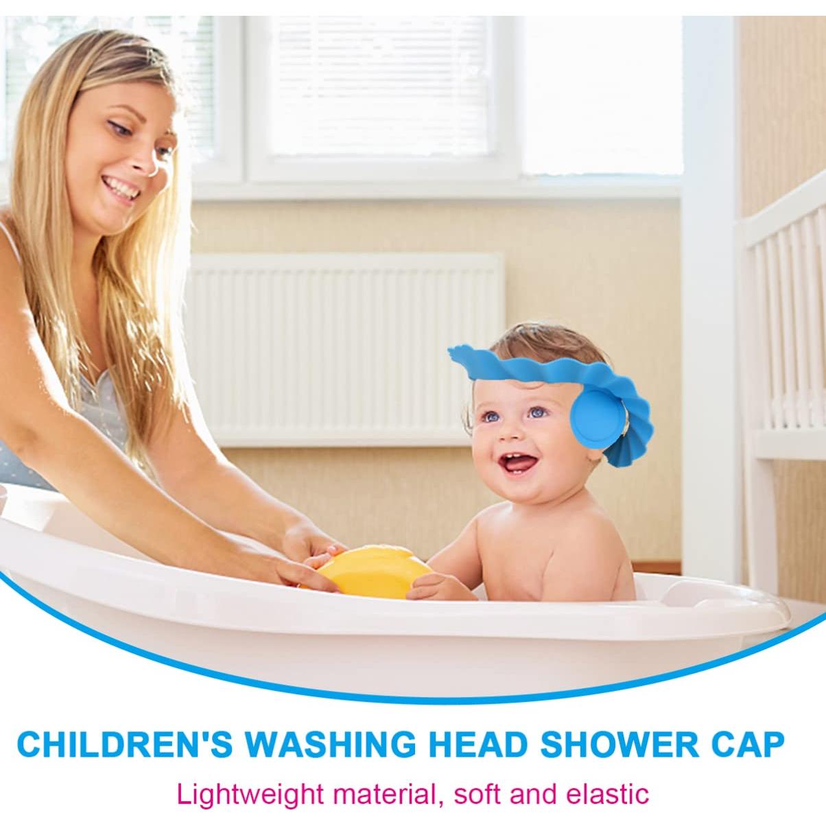 Gorro de Ducha para Bebés Alipis Ajustable con Almohadillas