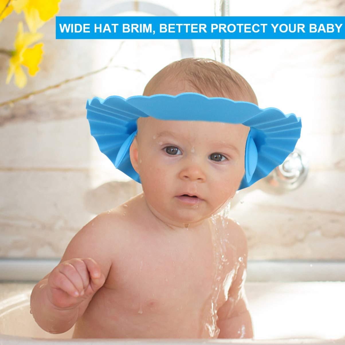 Gorro de Ducha para Bebés Alipis Ajustable con Almohadillas