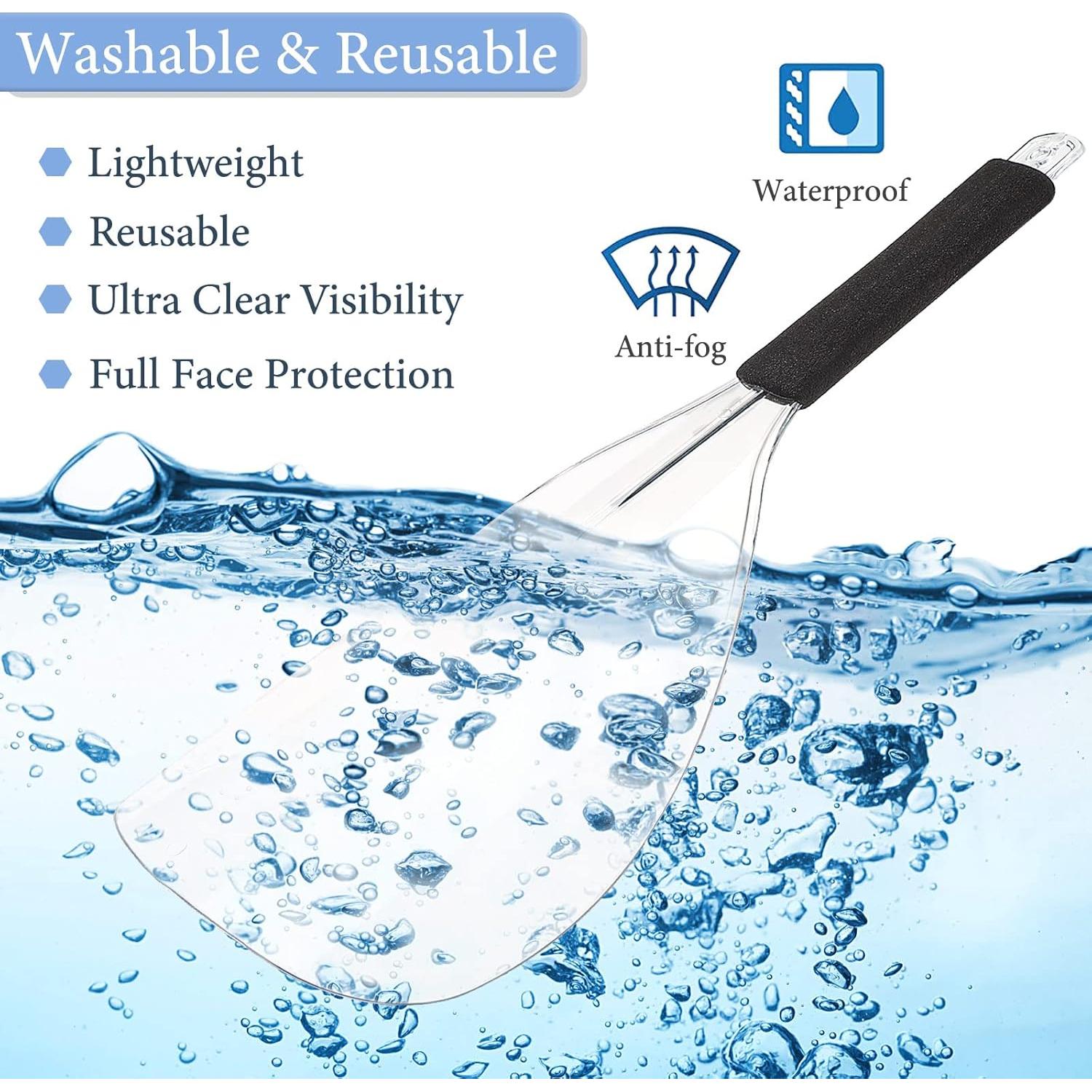 Noverlife Paquete de 3 Máscaras Faciales para Barbería - Protector Reutilizable