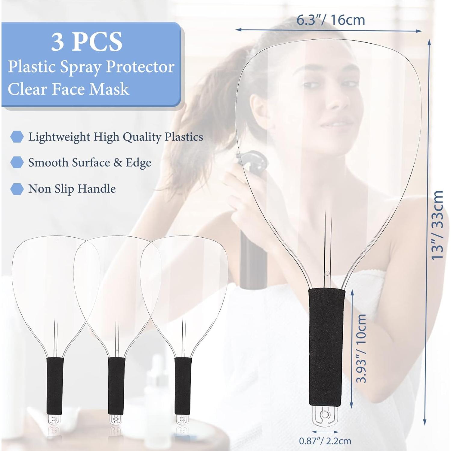 Noverlife Paquete de 3 Máscaras Faciales para Barbería - Protector Reutilizable