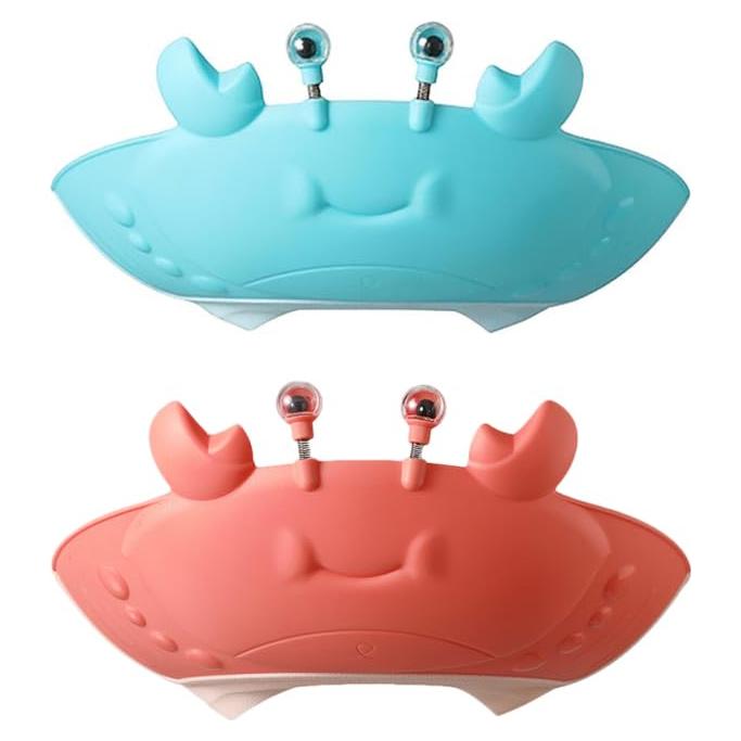 Gorro de Champú de Cangrejo para Bebé - Silicona Ajustable