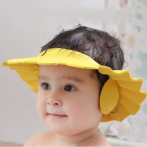 Gorro de Ducha Ajustable para Bebés y Niños - 3 Piezas