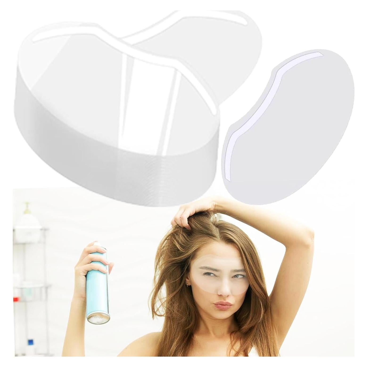 50 Protectores Faciales Desechables QIOOLEEO para Ducha