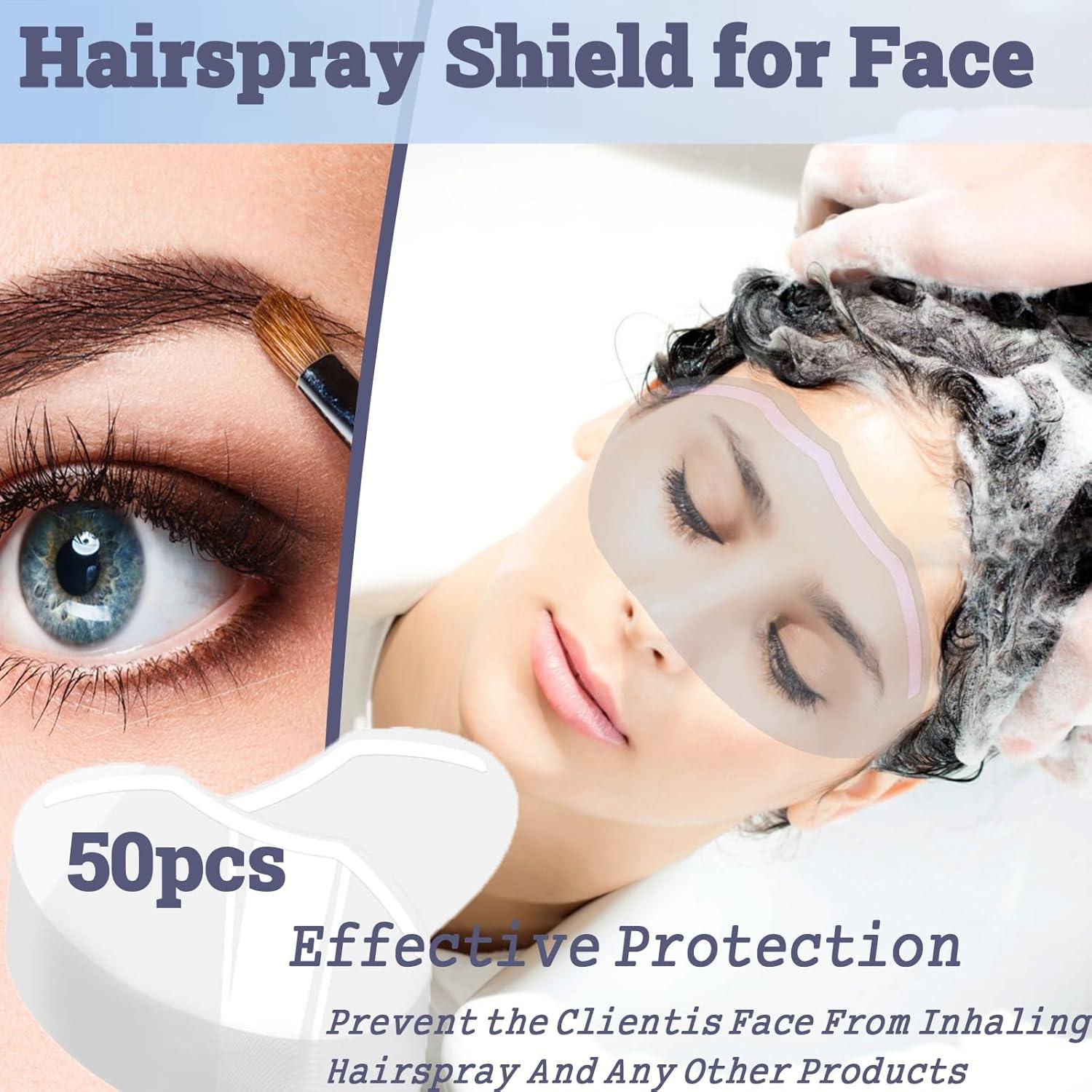 50 Protectores Faciales Desechables QIOOLEEO para Ducha