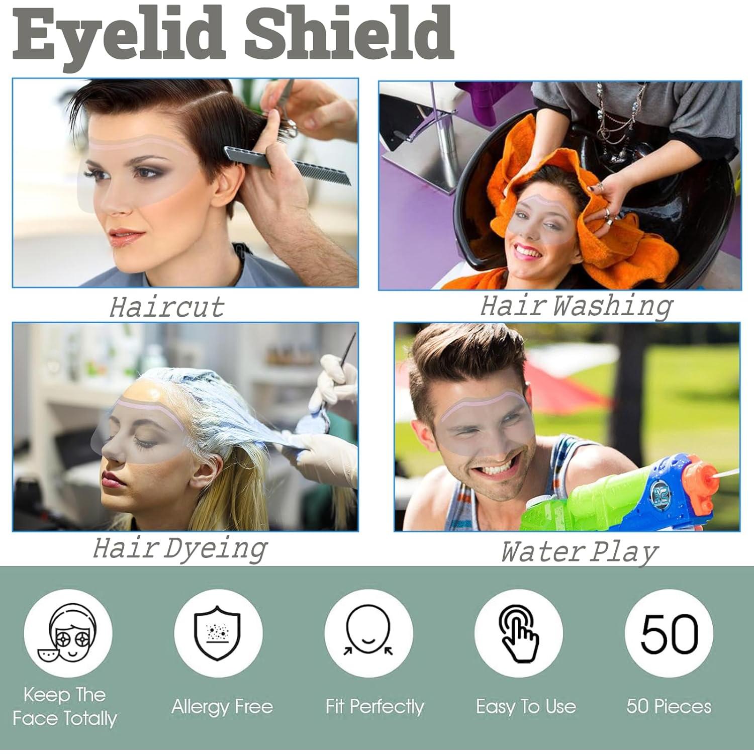 50 Protectores Faciales Desechables QIOOLEEO para Ducha