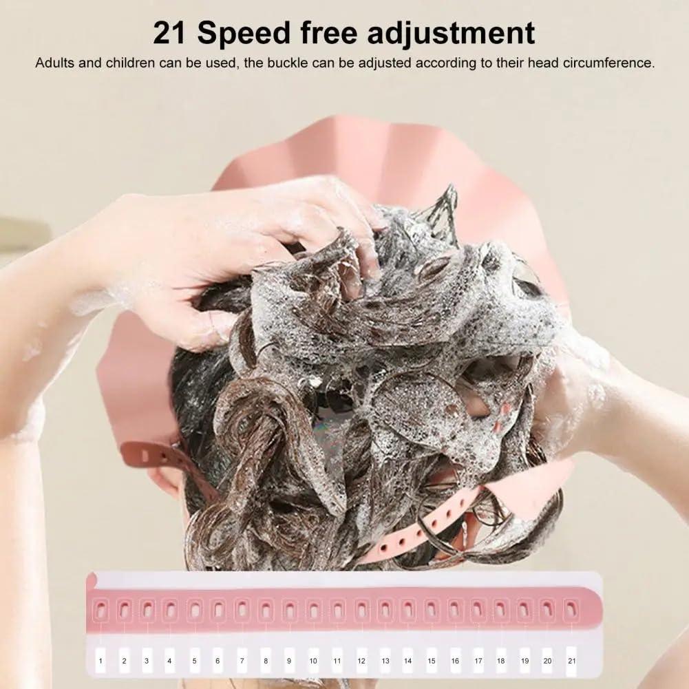 Gorro de Ducha Ajustable Lagnlnaoy Impermeable Libre de BPA