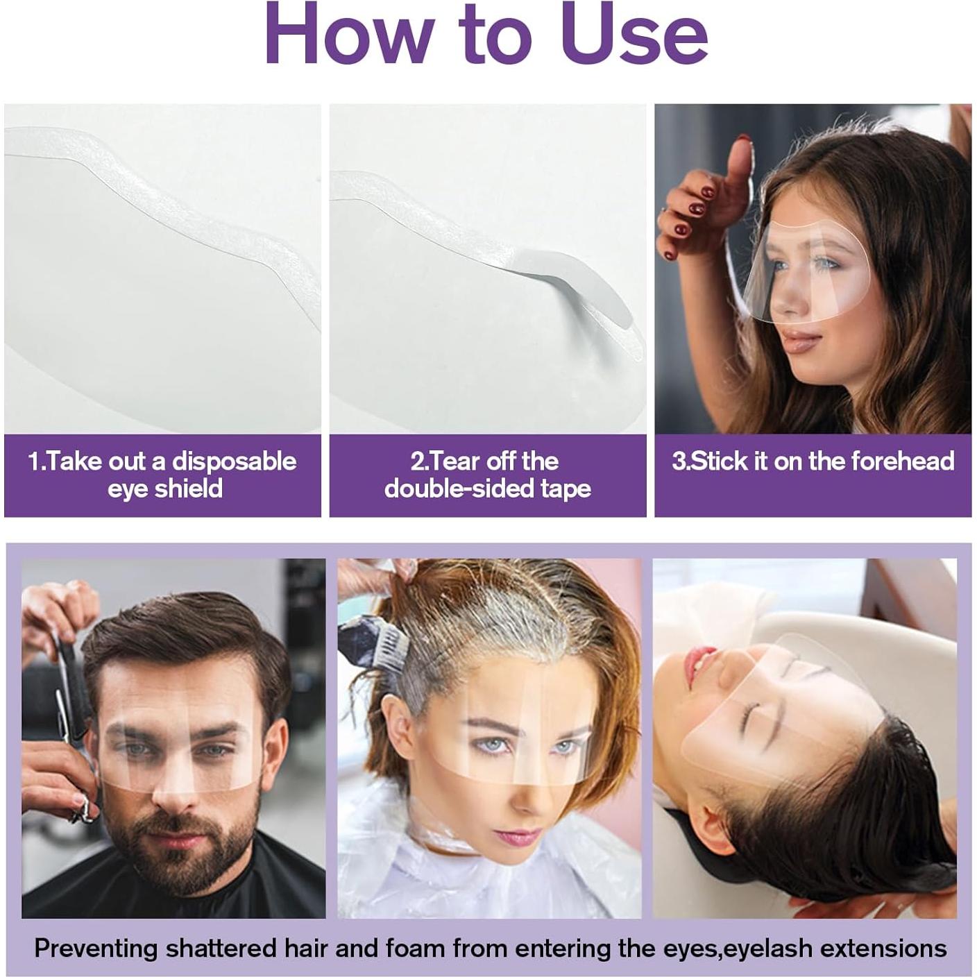 60 Protectores Faciales Desechables TOROKOM para Ducha