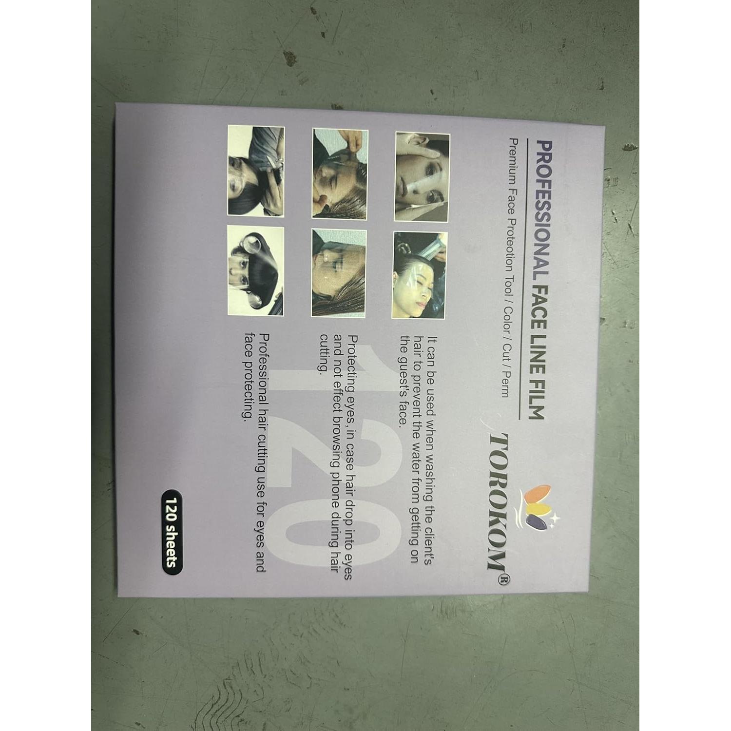 60 Protectores Faciales Desechables TOROKOM para Ducha