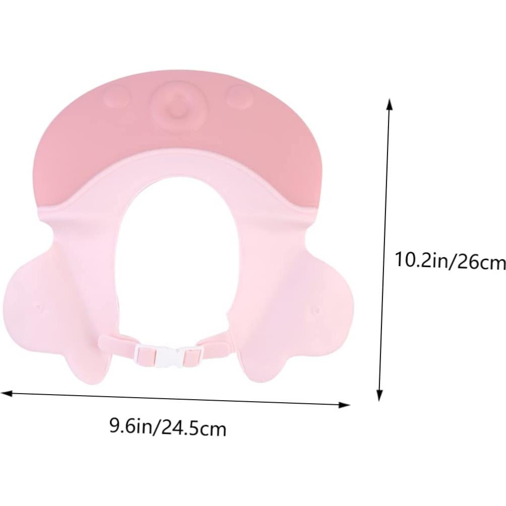 Gorro de Ducha Ajustable GLSTOY Rosa Claro para Niños