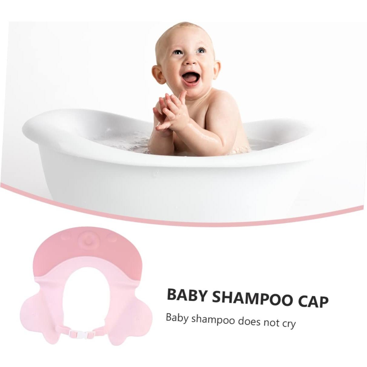 Gorro de Ducha Ajustable GLSTOY Rosa Claro para Niños