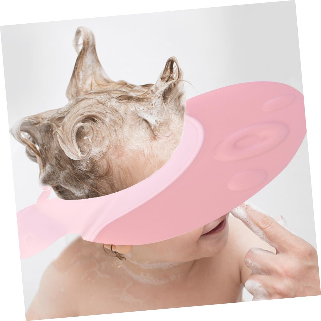 Gorro de Ducha Ajustable GLSTOY Rosa Claro para Niños