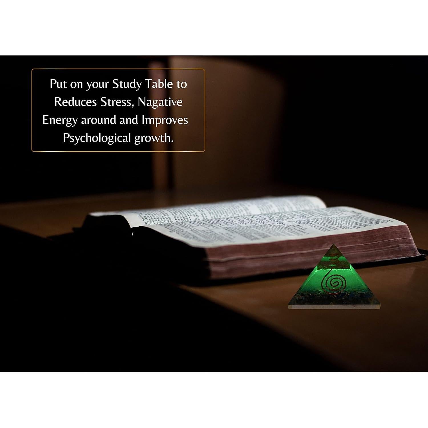 Pirámide de Orgón Sodalita Brillante 7x7x7 cm - Protección EMF