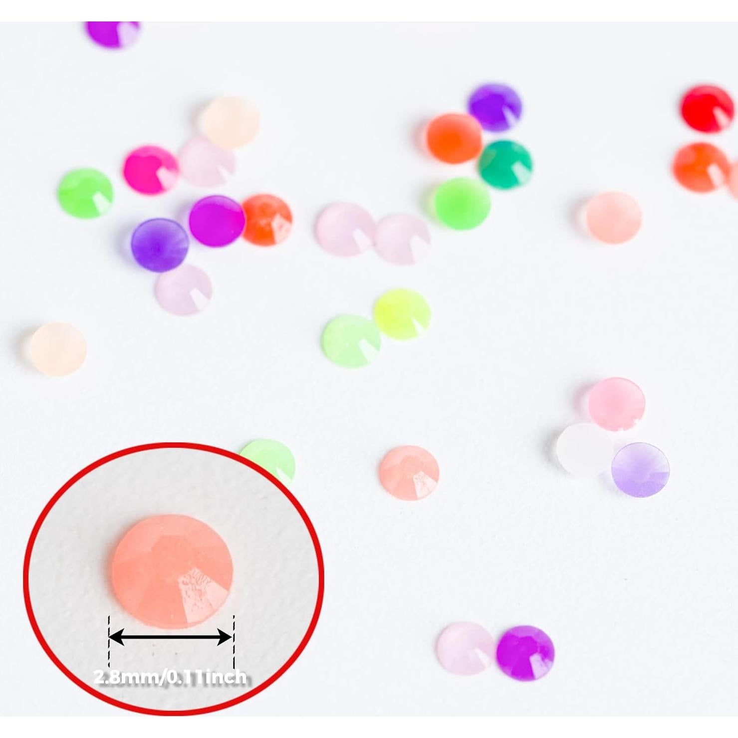 Perlas de Pintura de Diamante Brillantes 20 Colores 20000 Piezas