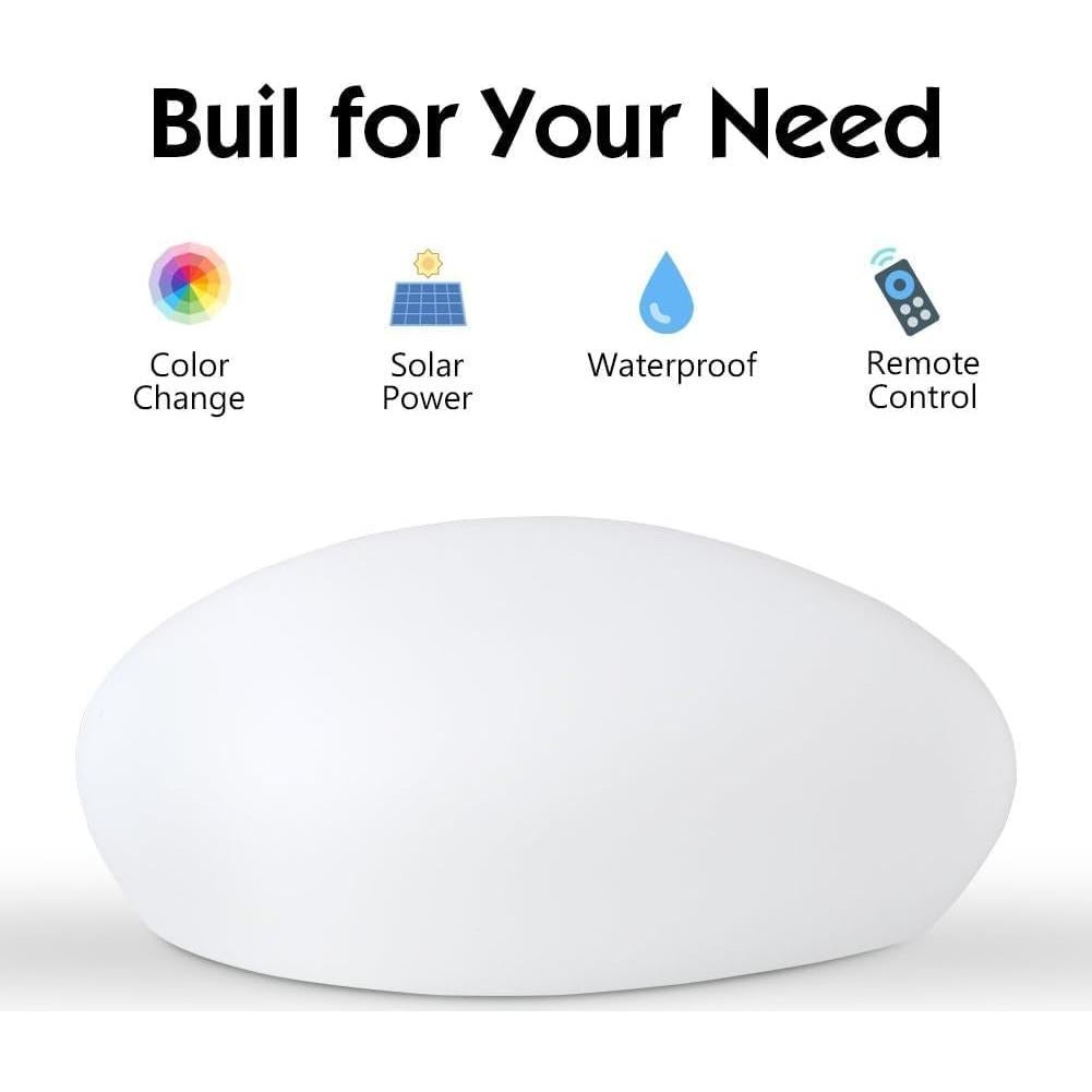 Luz Solar de Jardín Blibly RGB Impermeable 0.6W 1pc