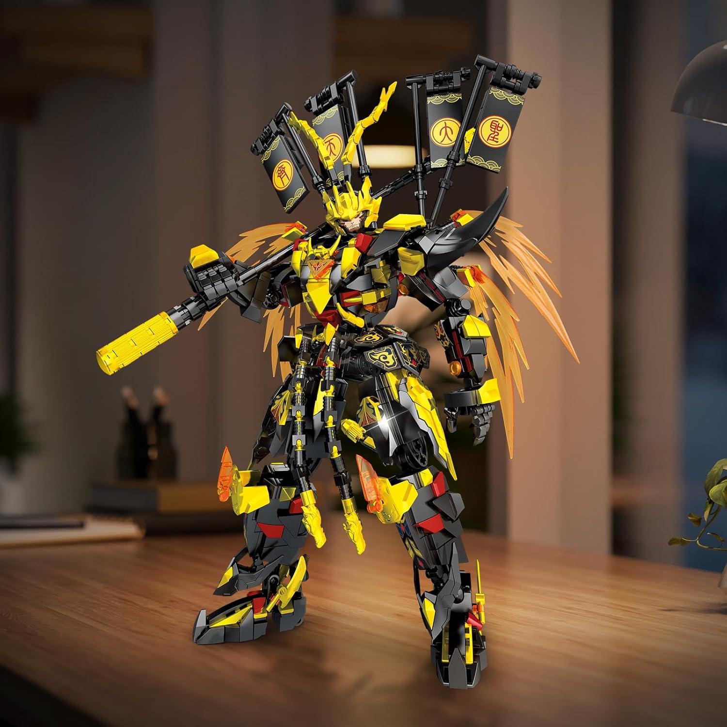 Bloques de Construcción Mech Wukong 1128 Piezas Brillantes