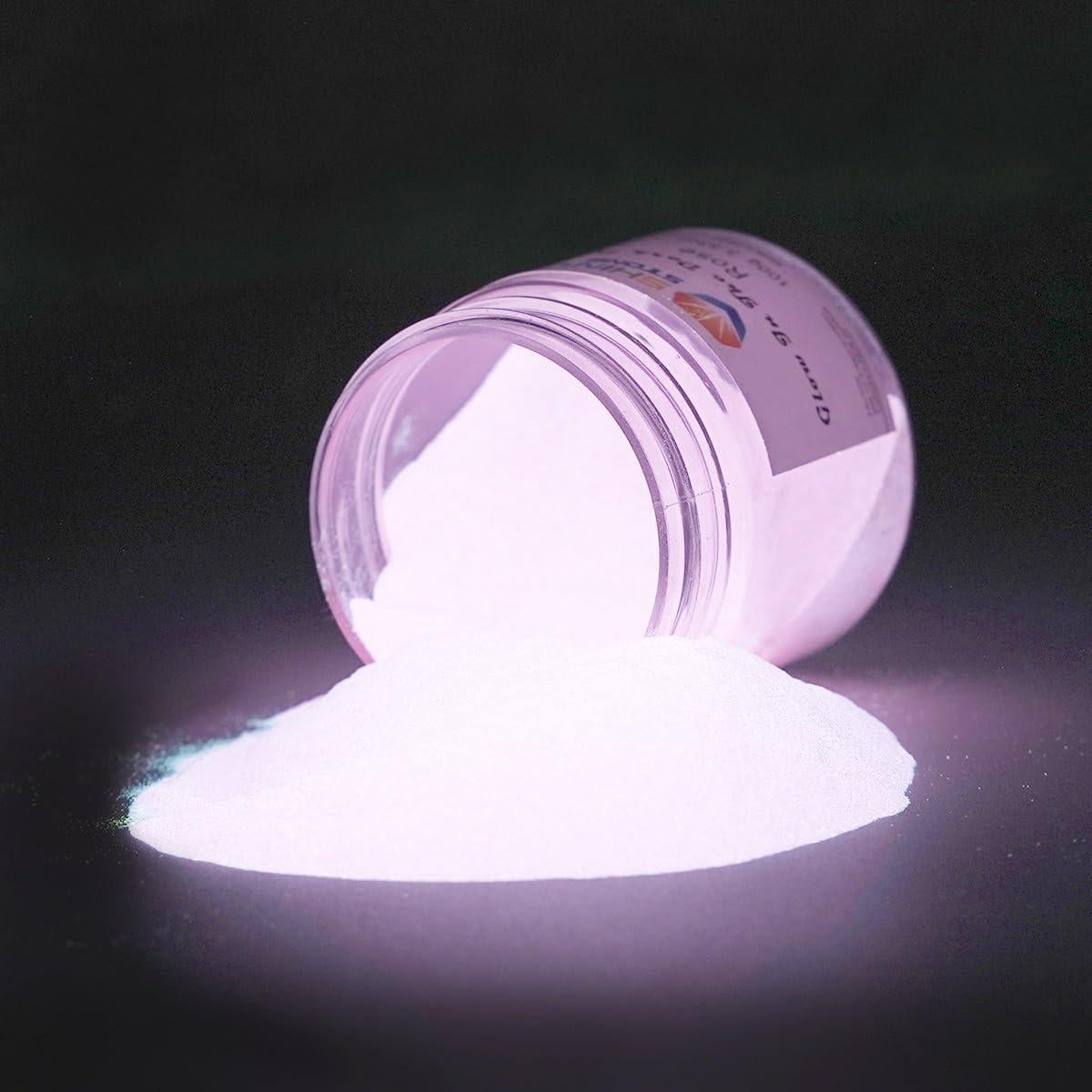 Pigmento en Polvo Brillante Rosa 100g - Piedra Brillante