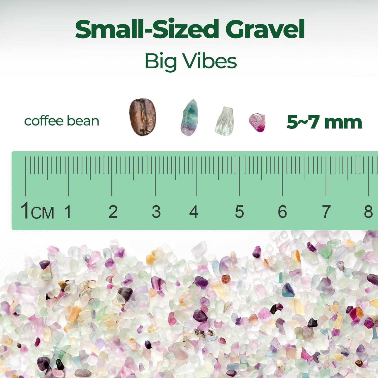 Cristales Chips de Fluorita T4U 450g para Manualidades y Acuarios