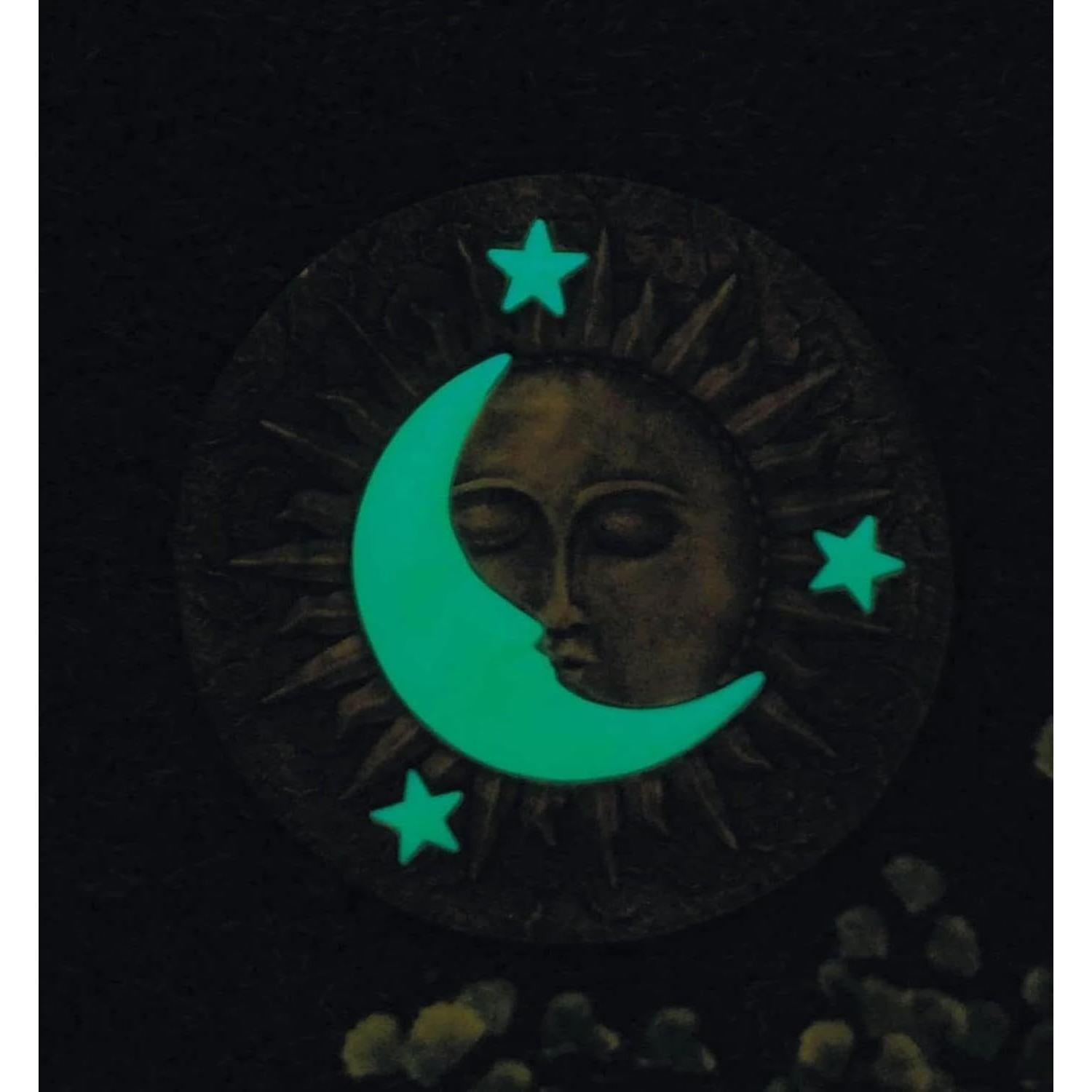 Piedra de Paso Decorativa Accent Plus Sol y Luna 26x26 cm