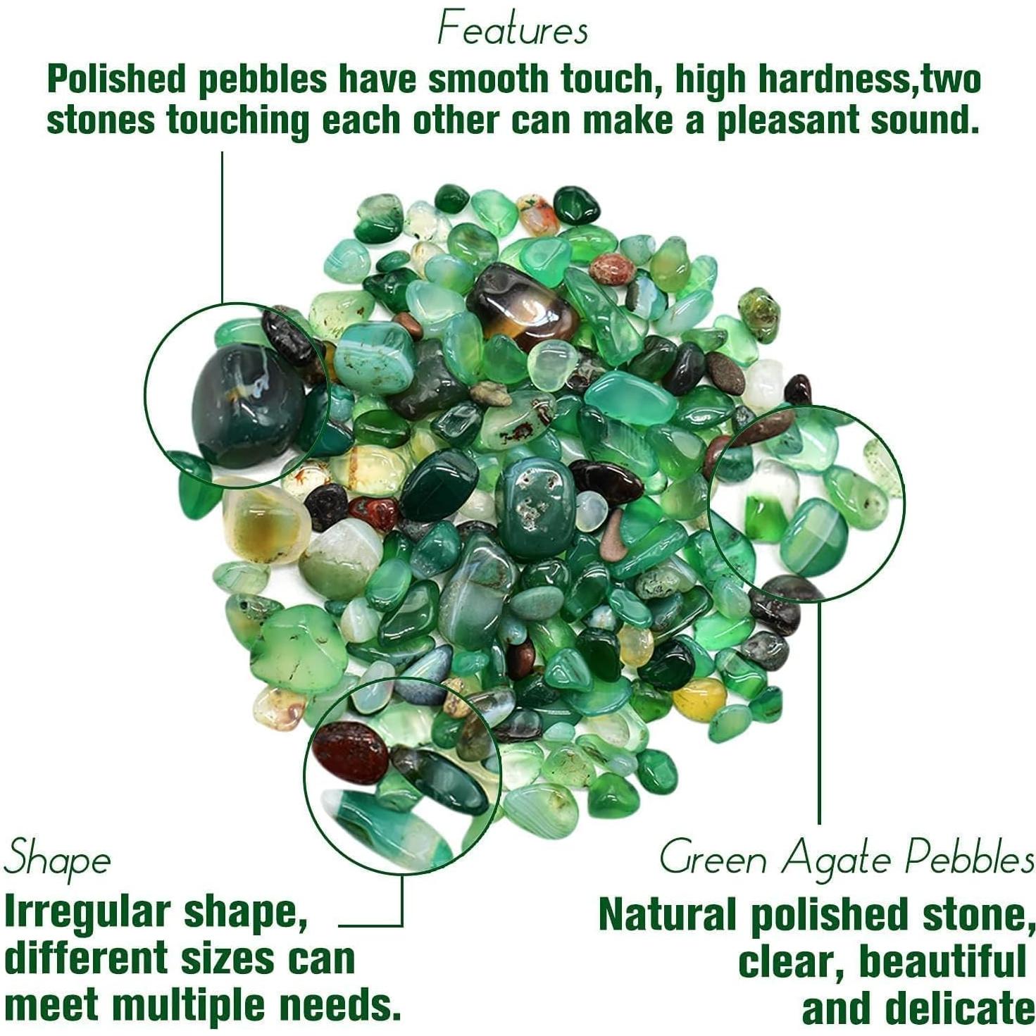 Guijarros Verdes Halatool 2.2kg para Acuarios y Jardinería