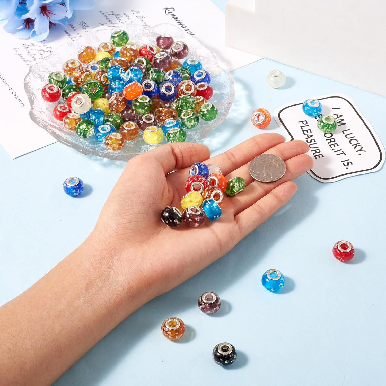 Cuentas Luminosas Cheriswelry 100pcs 14mm para Pulseras