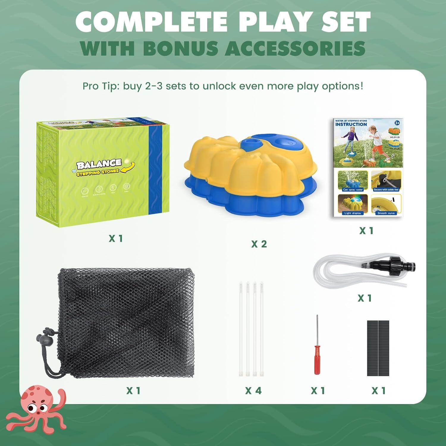 Aspersor de Agua 2-en-1 Uarzt Pulpo LED Antideslizante