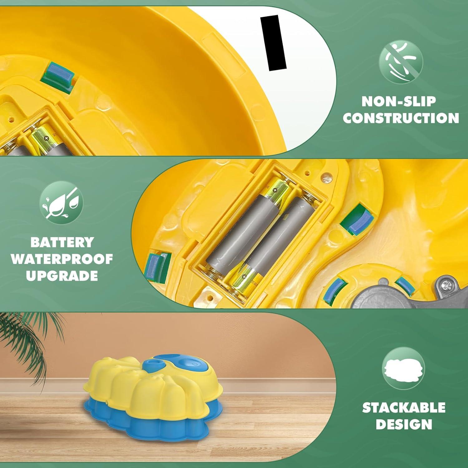 Aspersor de Agua 2-en-1 Uarzt Pulpo LED Antideslizante