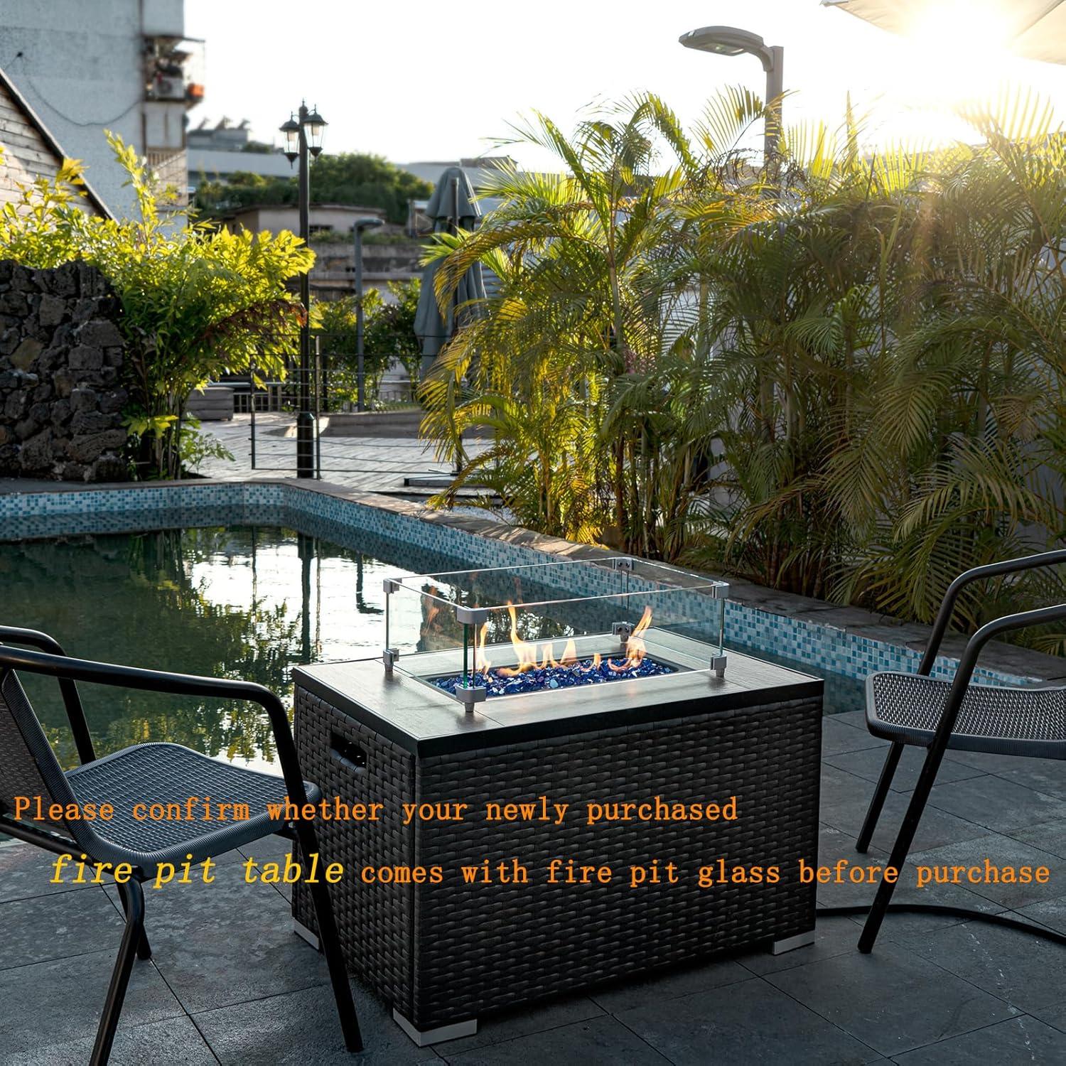 Vidrio de Fuego GASPRO 4.54 kg Azul Cobalto 1.27 cm para Fogata