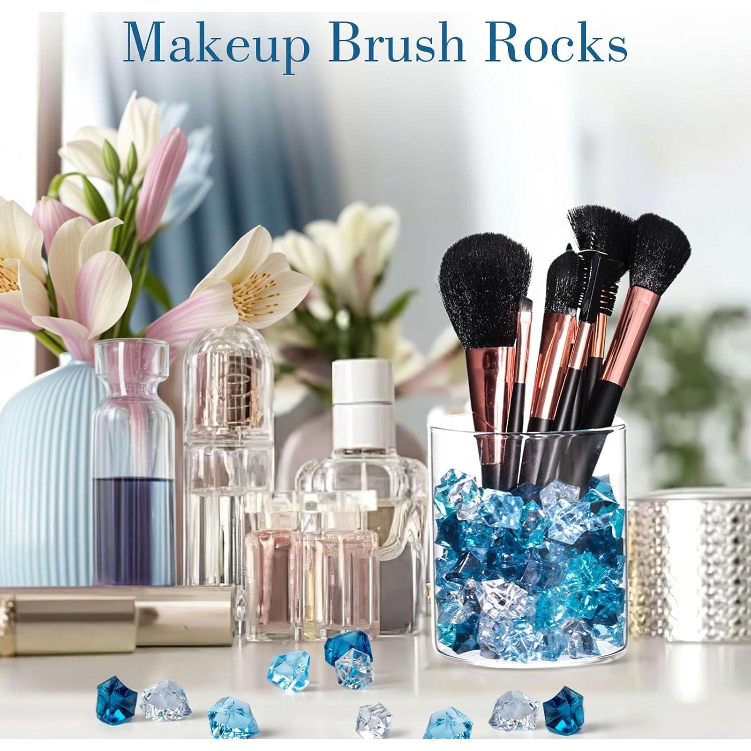 DomeStar 150 Piezas Hielo Falso Azul Acrílico para Decoración