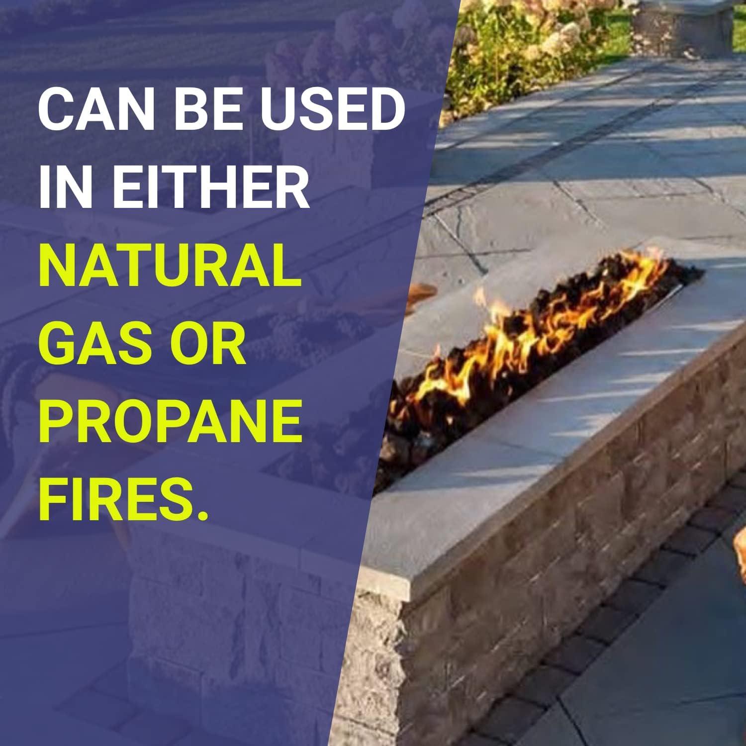 Roca de Lava Mediana American Fireglass 4.54 kg para Fogón