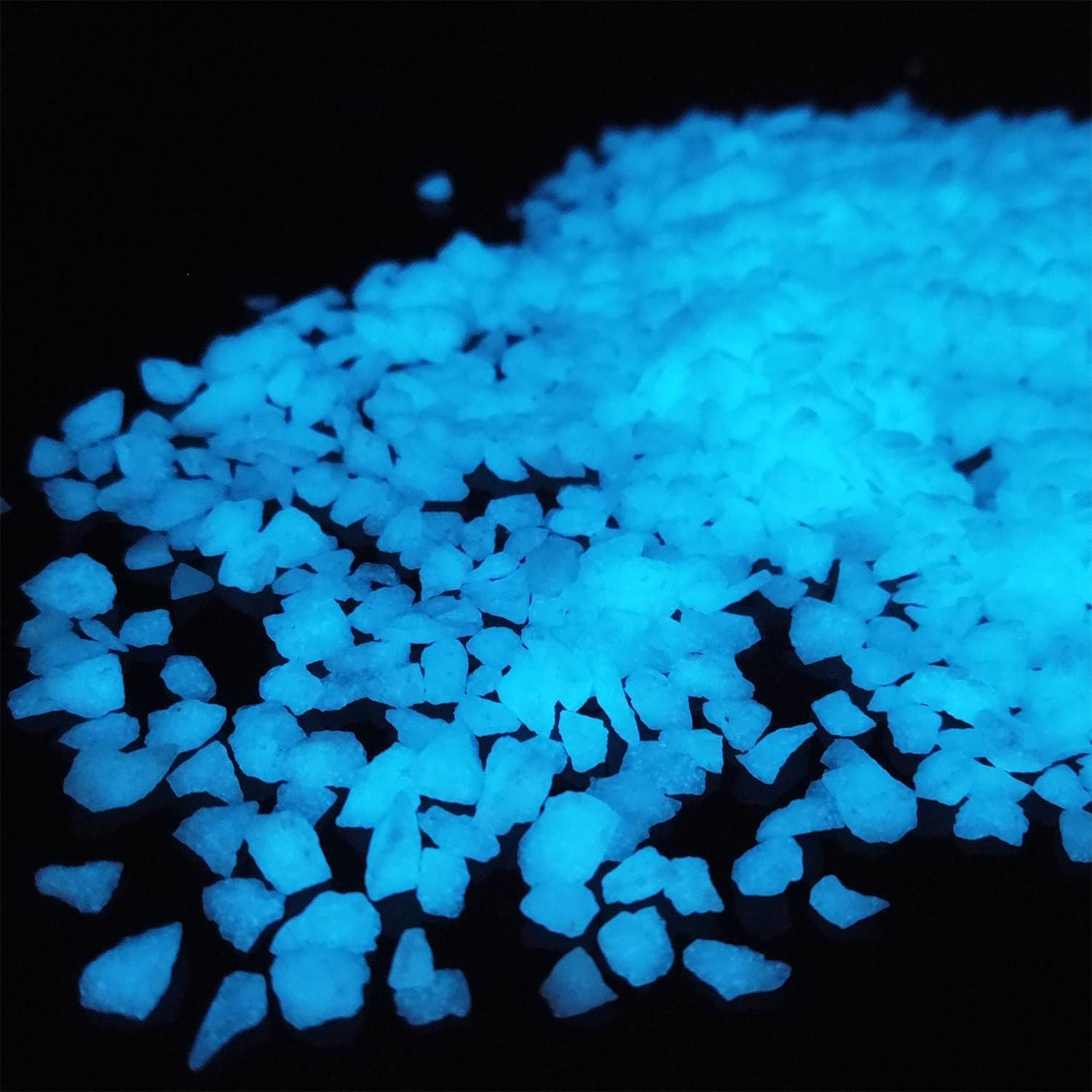 Vidrios Brillantes 200g 1-3mm Azul Cielo para Manualidades