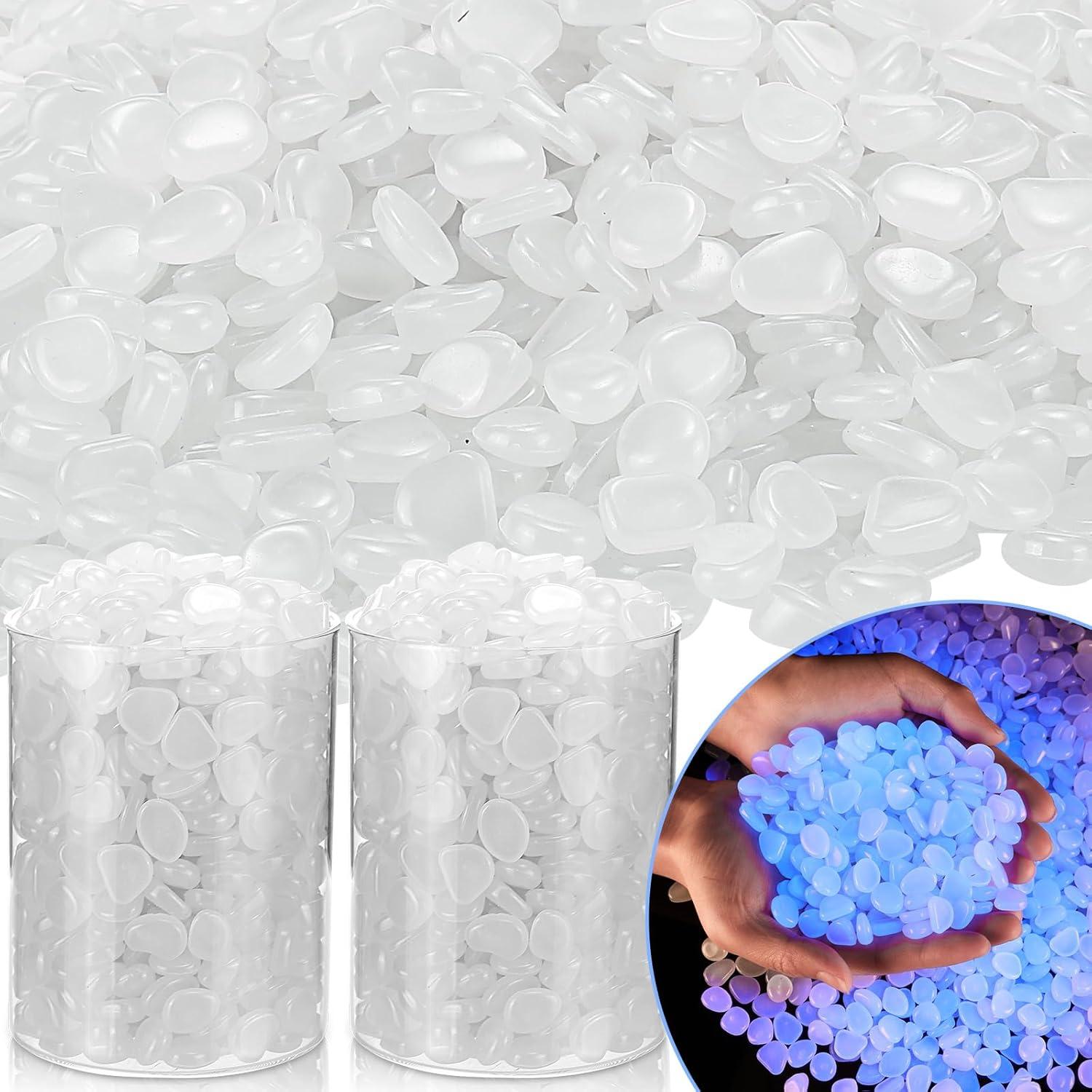 Grava que Brilla en la Oscuridad Sasylvia 6000 Pcs Blanca