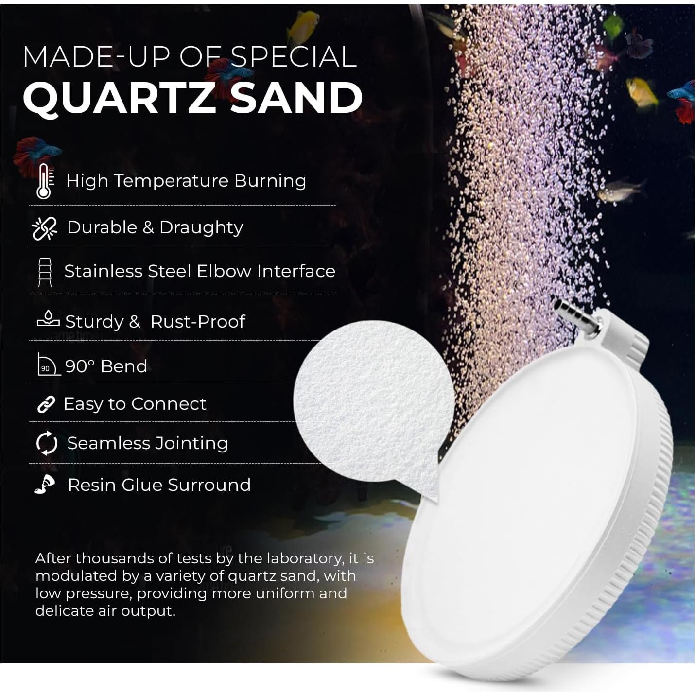 Piedra de Aire Grande SSFOLPFEE 12.95 cm para Acuario y Hidroponía