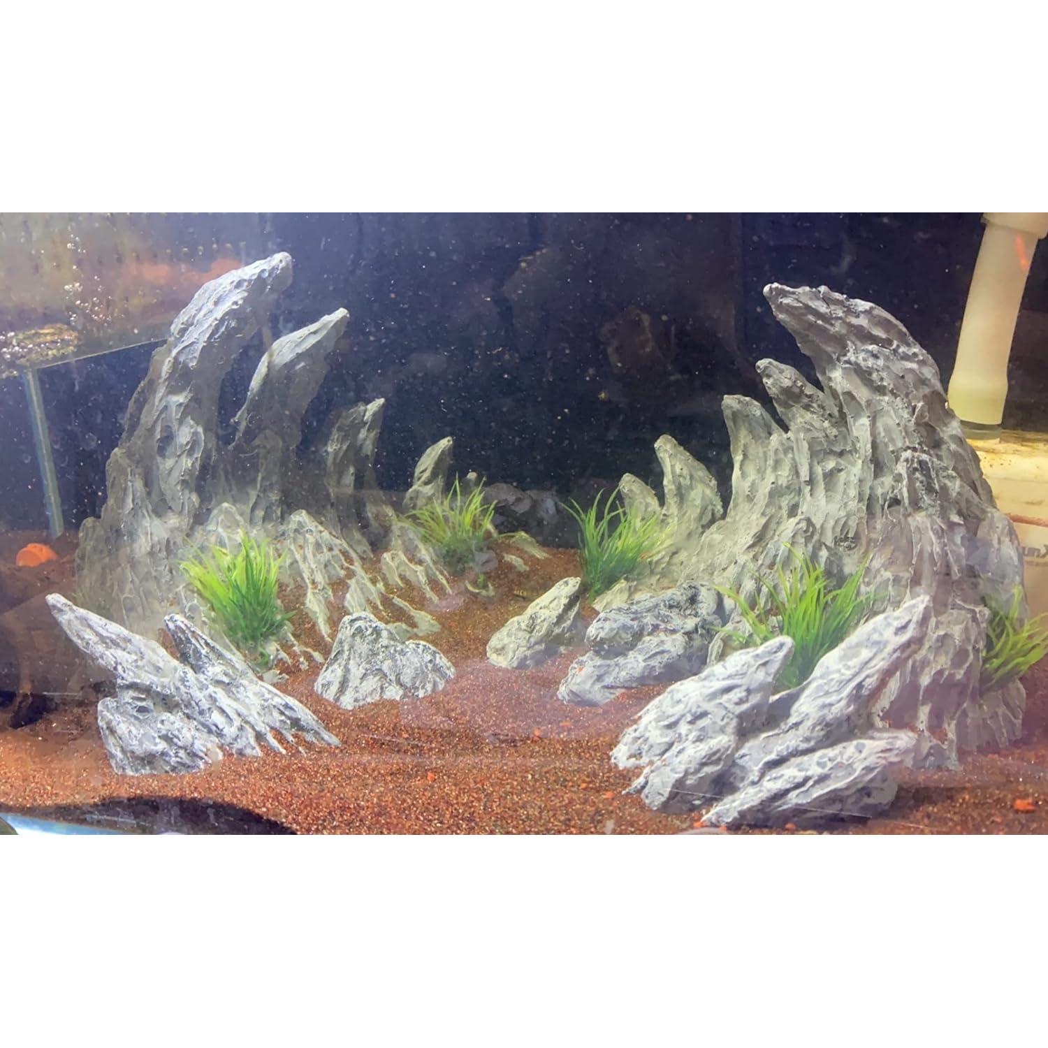 Decoraciones de Acuario Soul Valley 7 Piezas Resina Imitación