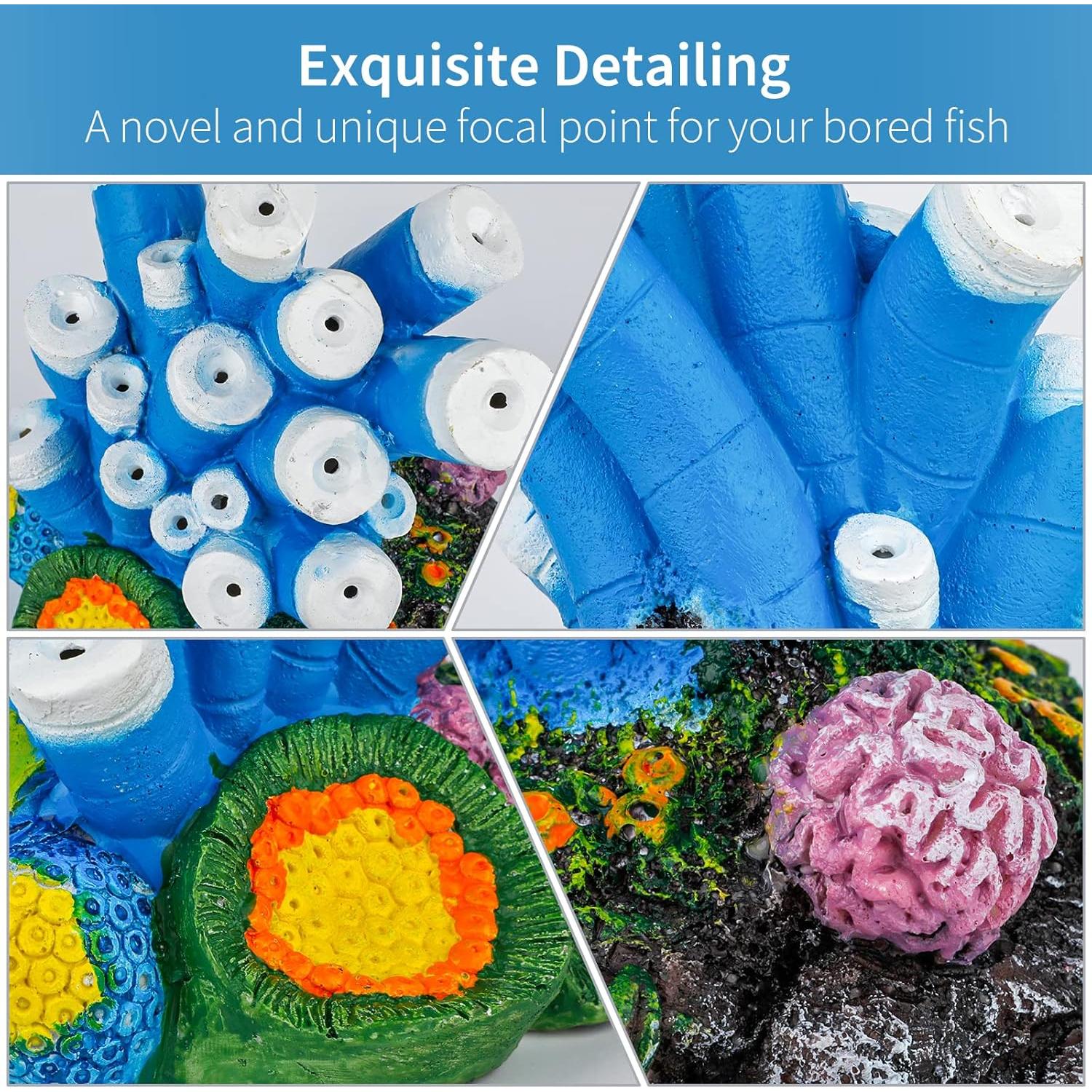 Adorno de Acuario Uniclife con Burbujeador y Piedra de Aire