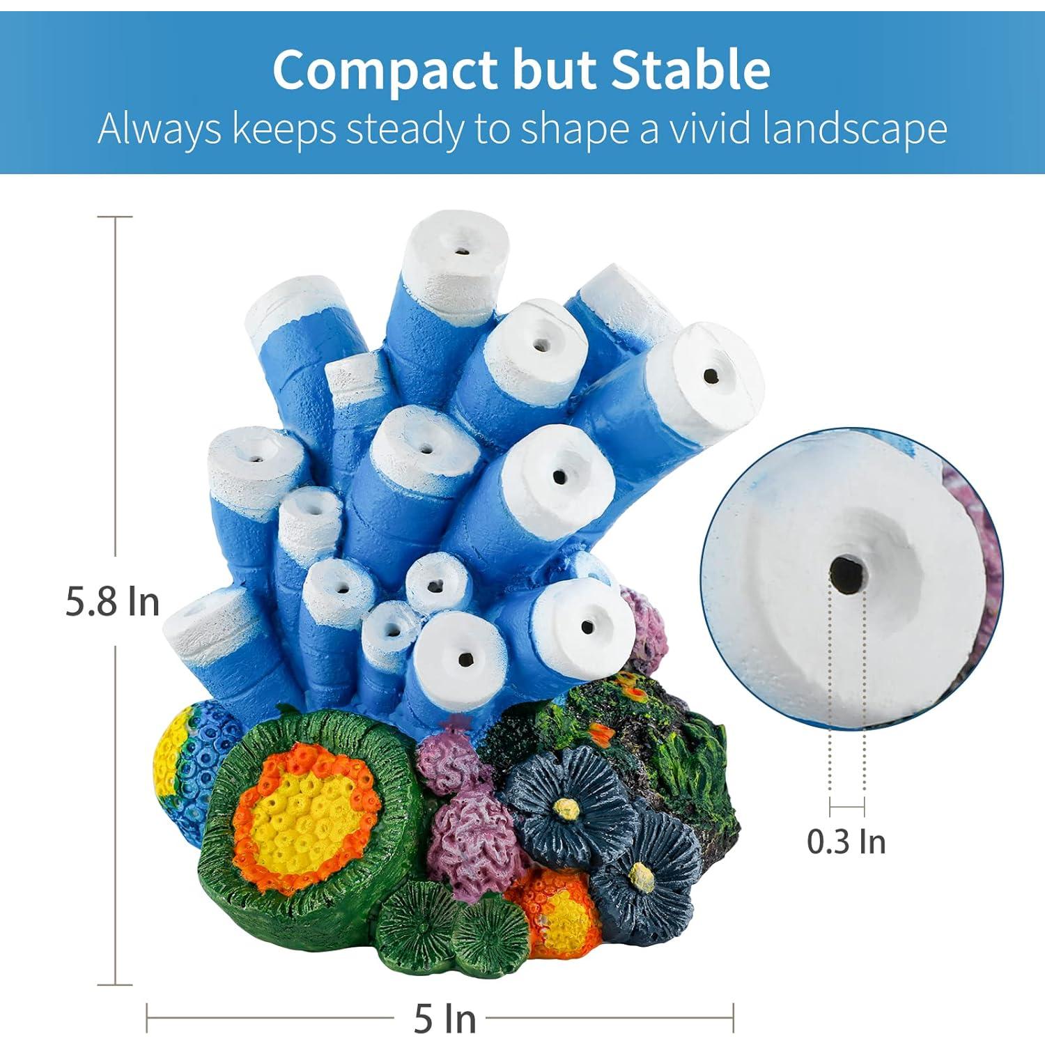 Adorno de Acuario Uniclife con Burbujeador y Piedra de Aire